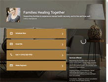 Tablet Screenshot of familieshealingtogether.com
